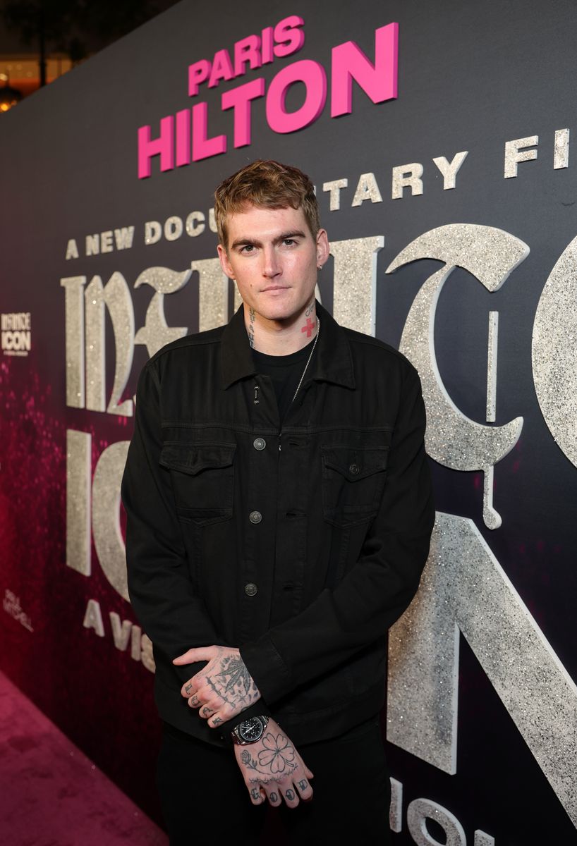 Presley Gerber attends Paris Hilton's Infinite Icon: A Visual Memoir Los Angeles Premiere Event on January 20, 2026 in Los Angeles, California. 