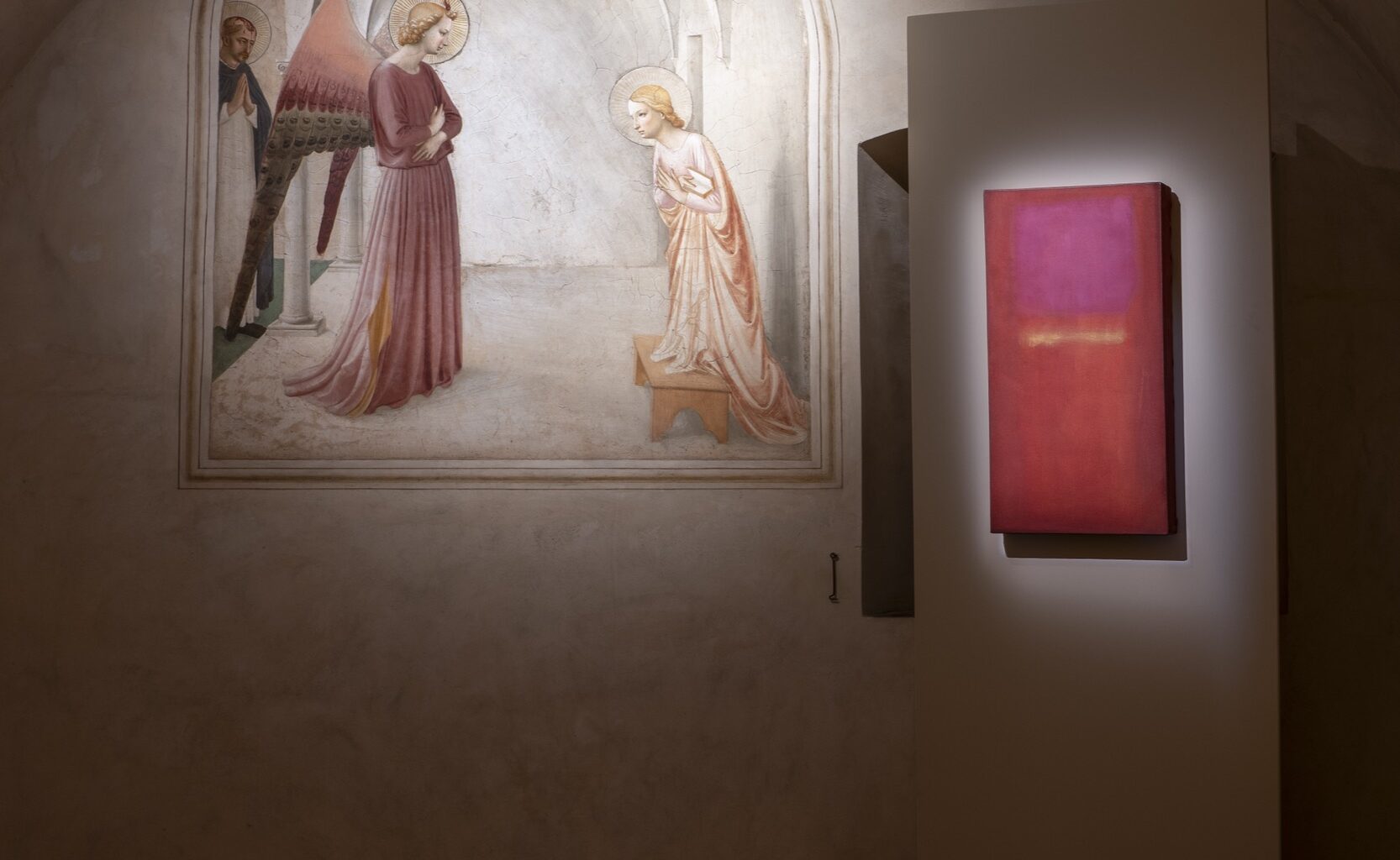 Installation view: Rothko in Florence, San Marco Museum Florence, 2026. Photo: Ela Bialkowska, OKNO Studio.