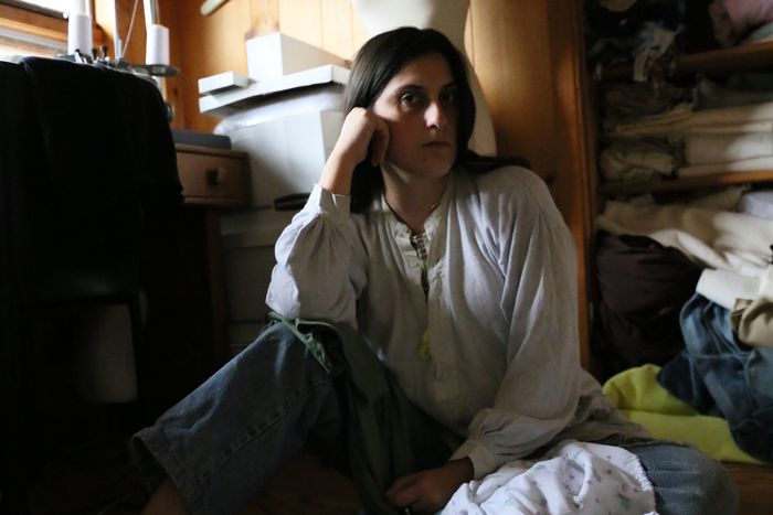 A portrait of New York fashion designer Giovanna Flores
