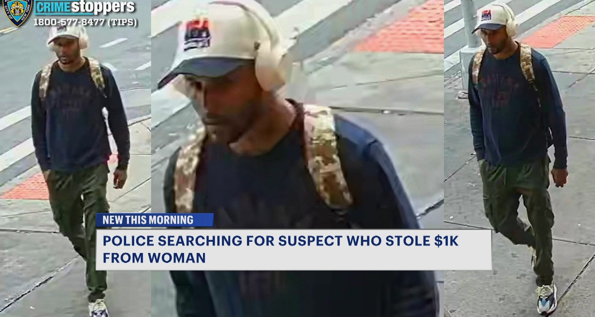 News 12 | Bronx | Man Wanted For Stealing Bag Containing 1k In The Bronx