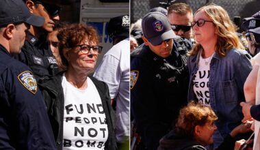 Susan Sarandon, Hannah Einbinder among Netanyahu protesters detained
