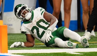 Breece Hall goes down as Jets’ injury list keeps growing