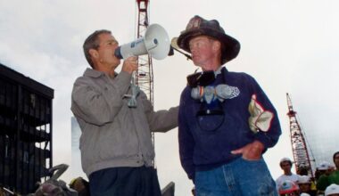How 9/11 fireman Bob Beckwith ended up beside President Bush during Ground Zero speech – NBC New York