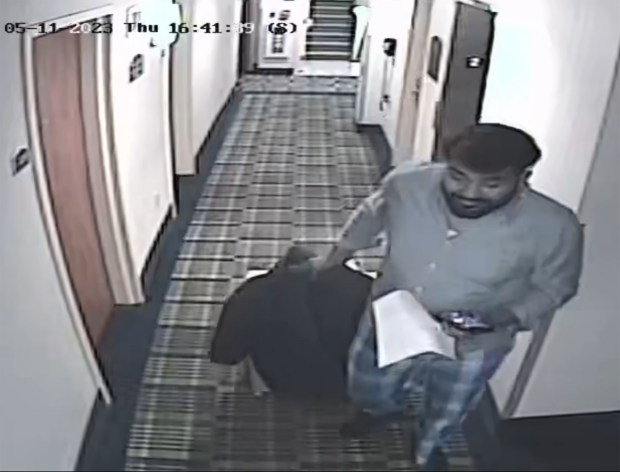 Abu Chowdhury seen on surveillance video, according to authorities. (U.S. Attorney's Office)
