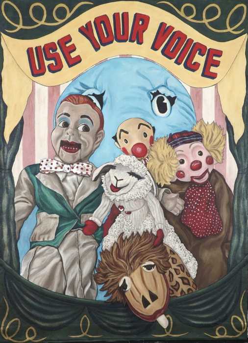 use your voice painting