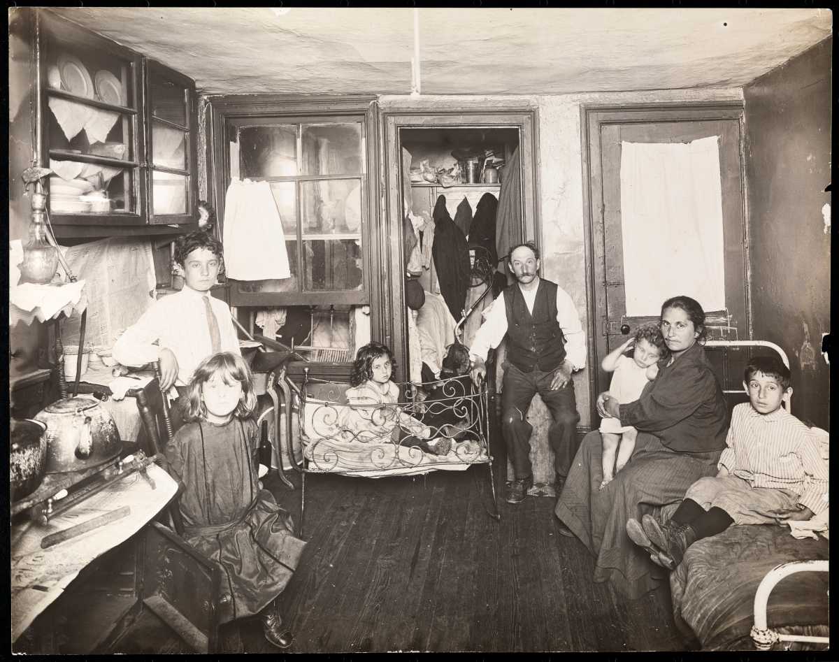 Jacob Riis, [Family in room in tenement house.] from How the Other Half 
Lives. (90.13.3.125) Museum of the City of New York