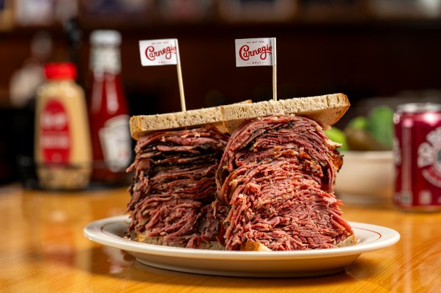 The Broadway Danny Rose will be available at the newly reopened Carnegie Deli in Midtown Manhattan. (Photo by Evan Sung)