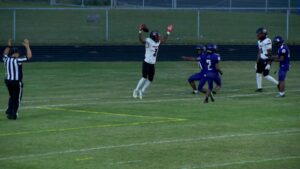 Minneapolis Camden celebrates a touchdown versus Brooklyn Center