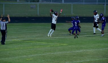 Minneapolis Camden celebrates a touchdown versus Brooklyn Center