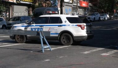 Four people were stabbed early Monday near the West Indian American Day parade in Brooklyn, according to police. (Spectrum News NY1)