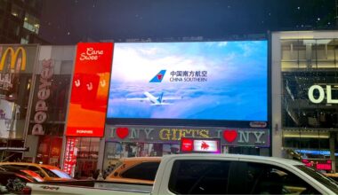 China Southern Airlines in Times Square