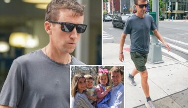 Patrick Clancy spotted for first time since ex-wife Lindsay's mistrial