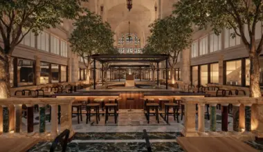 Brooklyn’s 512-foot historic Clocktower is being resurrected as a massive, world-class culinary destination—with theatrical open kitchens, aperitivo bars, & hidden dining spaces