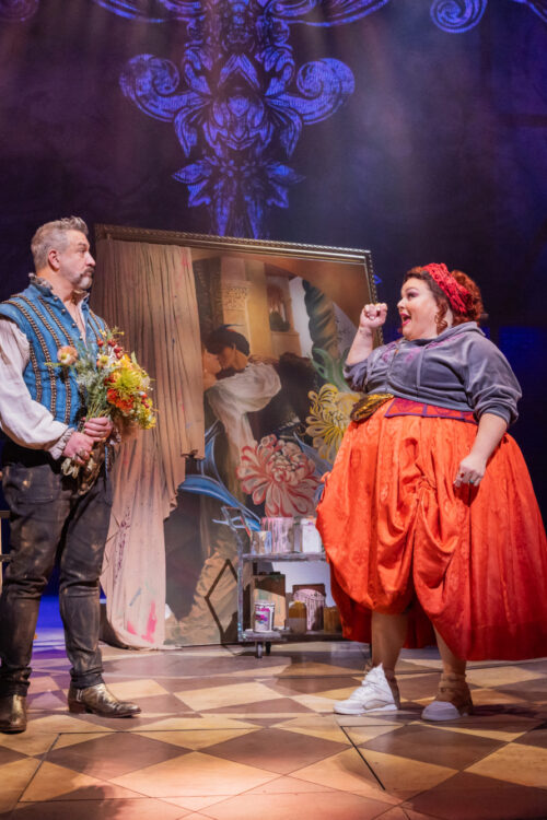 & Juliet Broadway Production Photos 2026 Chrissy Metz and Joey Fatone HR