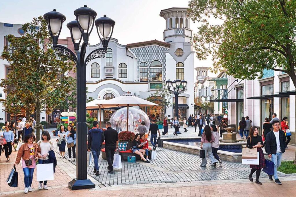 This European-style ‘shopping village’ near NYC has designer deals, great restaurants, and 150+ boutiques