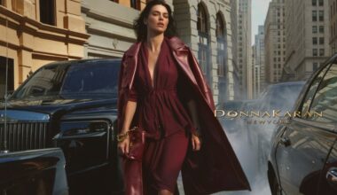 Kendall Jenner appears in the Donna Karan New York campaign for fall.