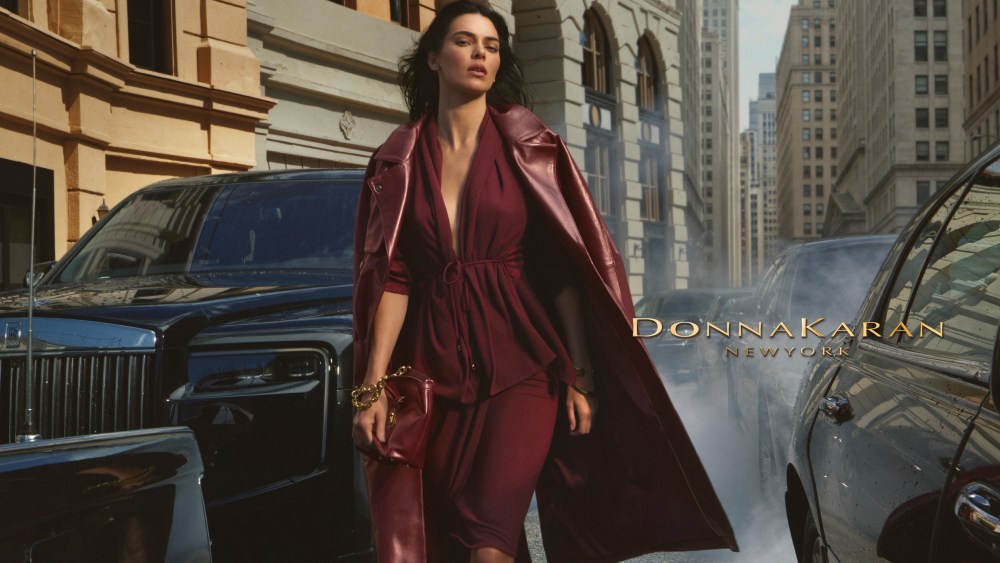 Kendall Jenner appears in the Donna Karan New York campaign for fall.