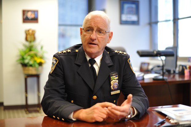 NYPD Chief of Transit Joseph Fox is pictured during an interview in 2011. (Todd Maisel / New York Daily News)