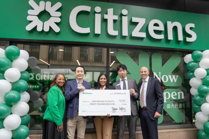Citizens presented AAFE Youth with a $20,000 grant at the event. Photo via Citizens.