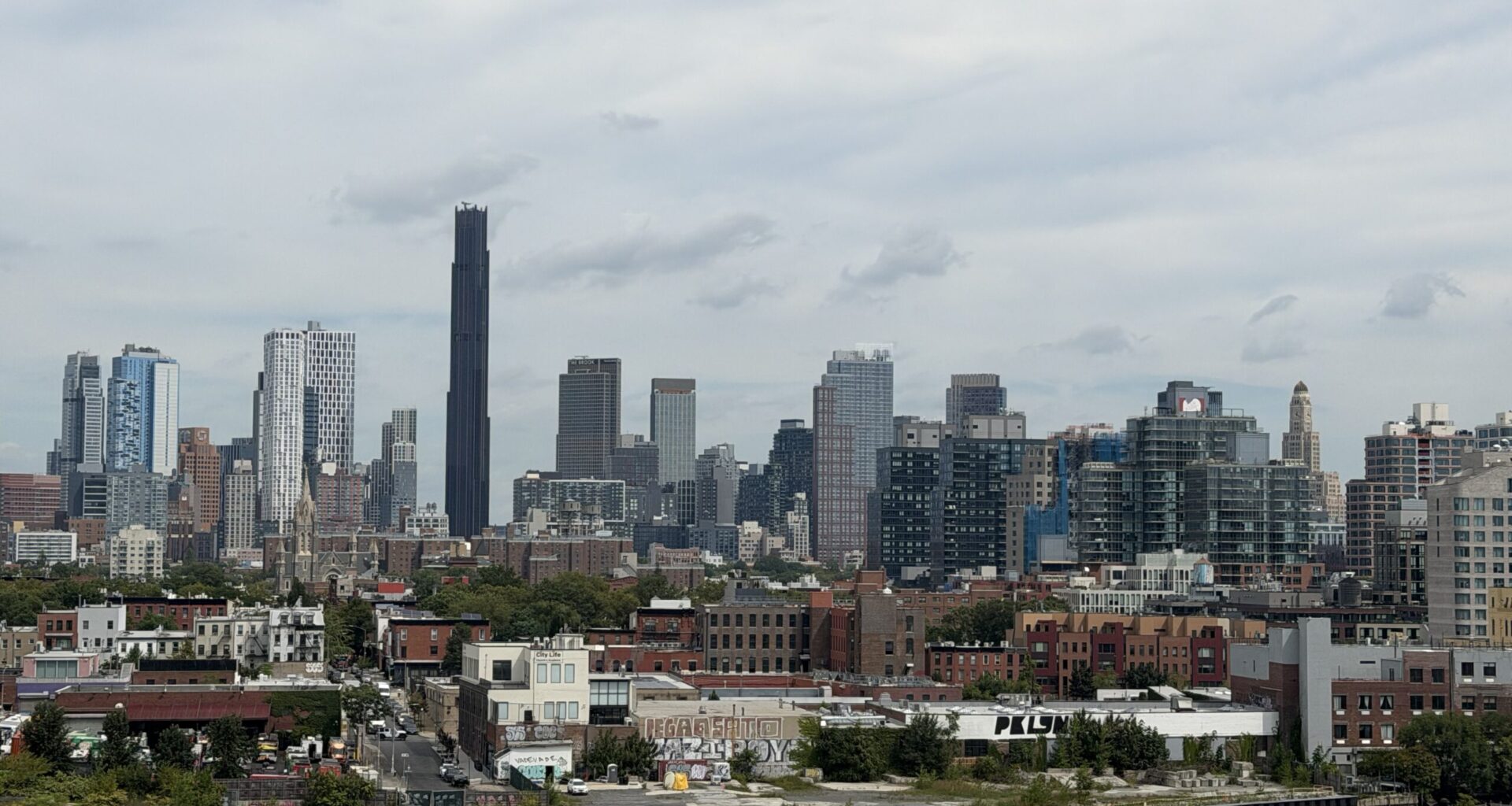 Downtown Brooklyn skyline. The old Williamsburgh Savings Bank Tower building, far right, 1 Hanson Place, was the tallest structure in Downtown Brooklyn for more than half a century. Now, something new is built every year that dwarfs it. Photo: Will Hasty/Brooklyn Eagle
