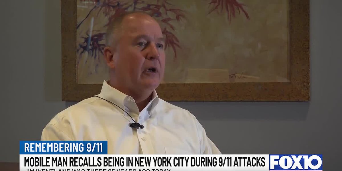 Mobile man recalls being in New York during 9/11 attacks