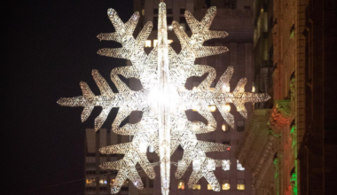 Fifth Avenue's massive 30-foot wide, 3,300-pound snowflake will be lit for the season this November