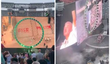 Macklemore Turned Ed Sheeran's MetLife Show Into Pro-Palestinian Rally — Twice, Upset Fans Say
