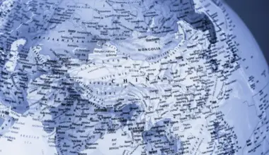 map of Asia, China
