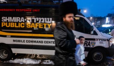 Shmira Public Safety vehicle in Borough Park