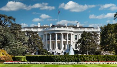White House in Washington DC USA