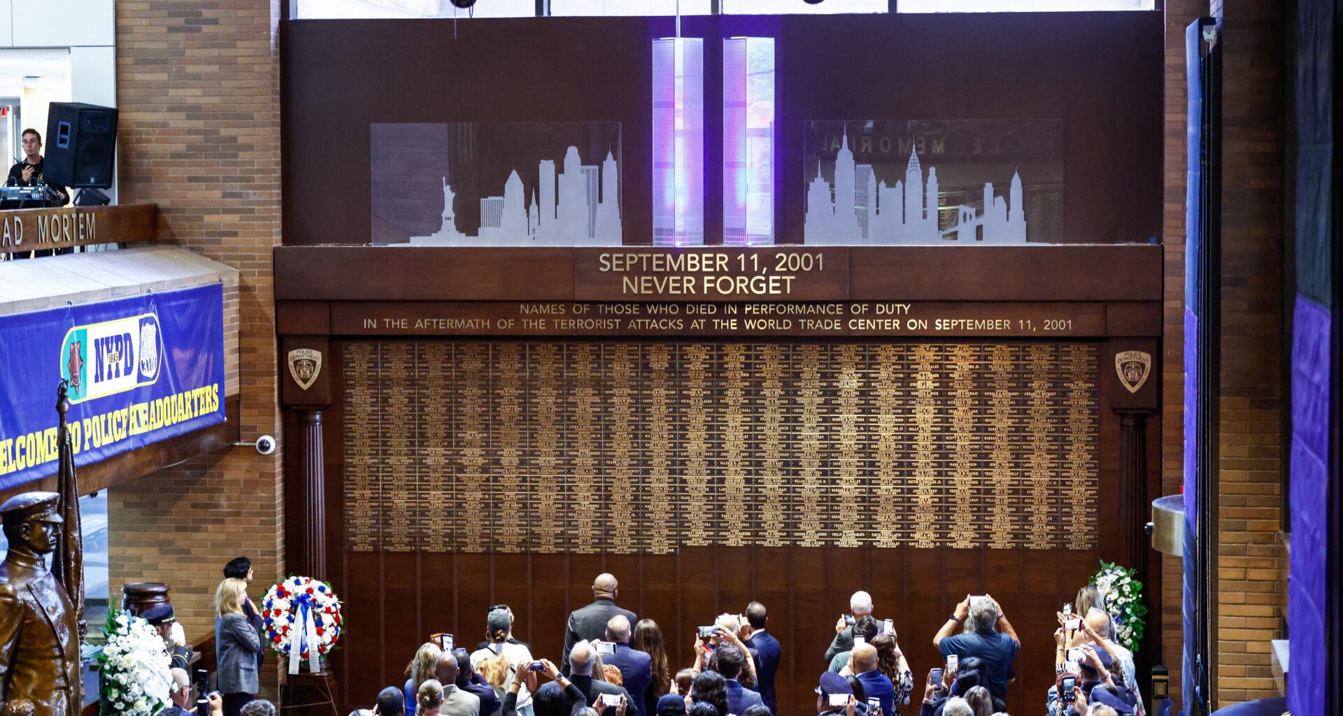 NYPD 9/11 memorial wall adds hundreds of new names as illness, disease take toll
