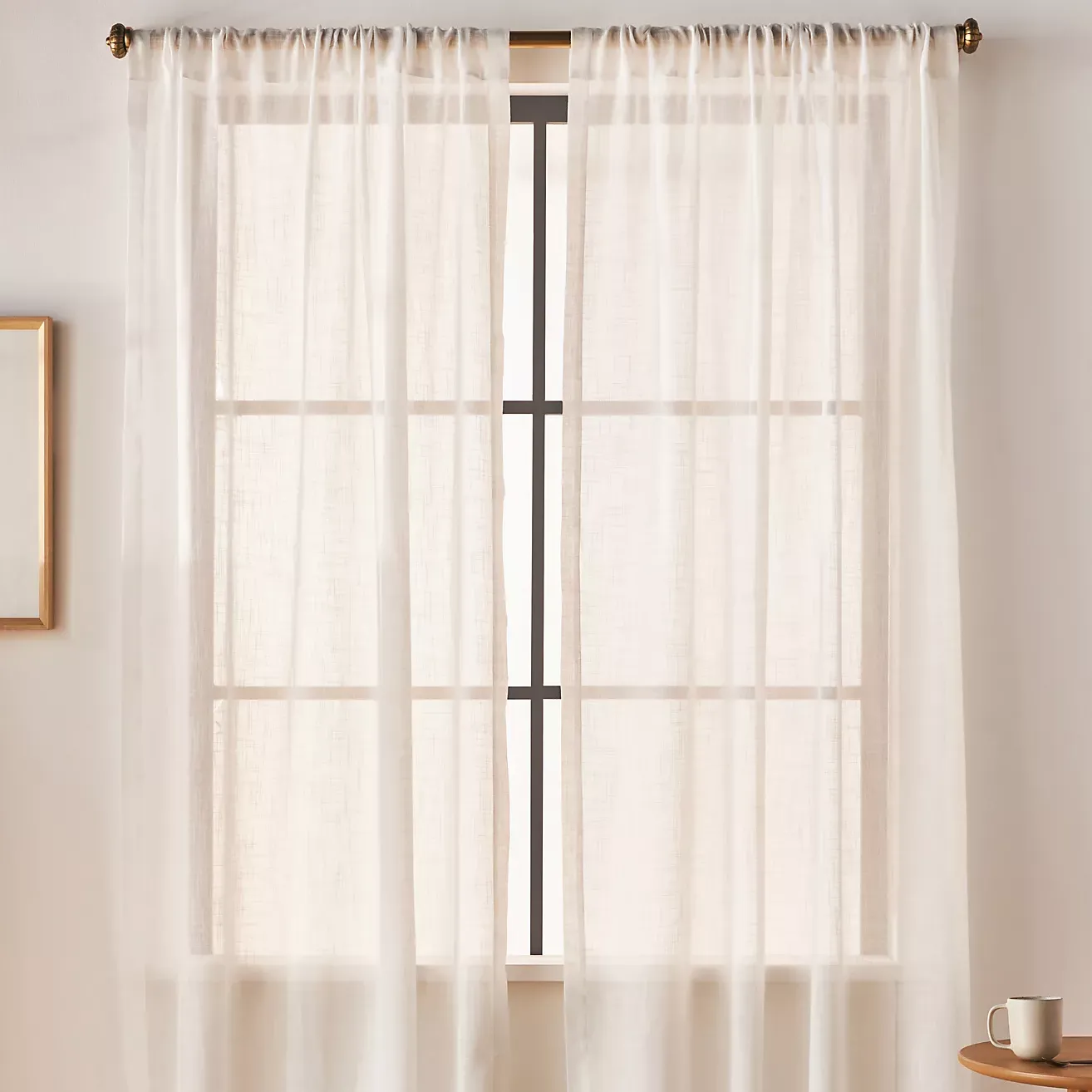Lena Sheer Woven Curtain
