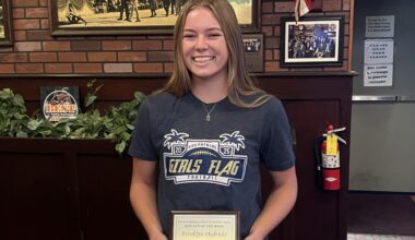 SBART Press Luncheon: Griffin Arnold and Brooklyn Hedricks Receive Athlete of the Week Awards