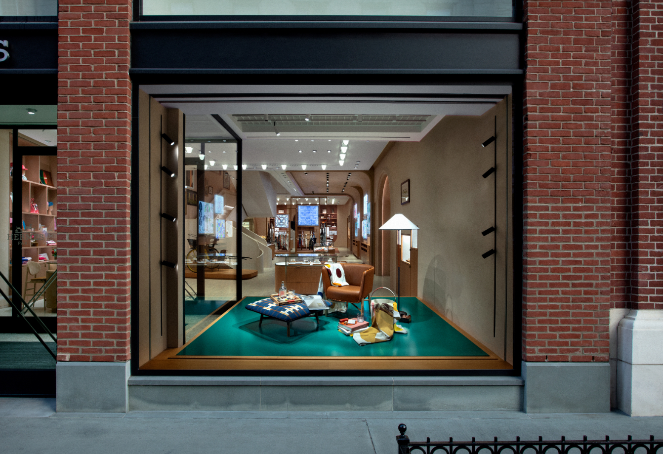 The window view of Hermès Maison Madison
