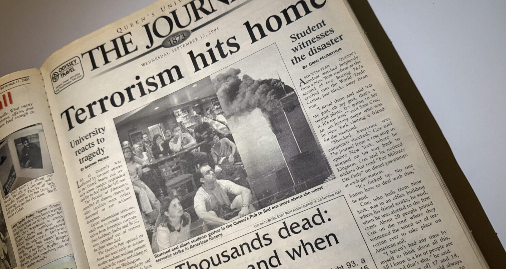 Campus reflections on 9/11, 25 years later