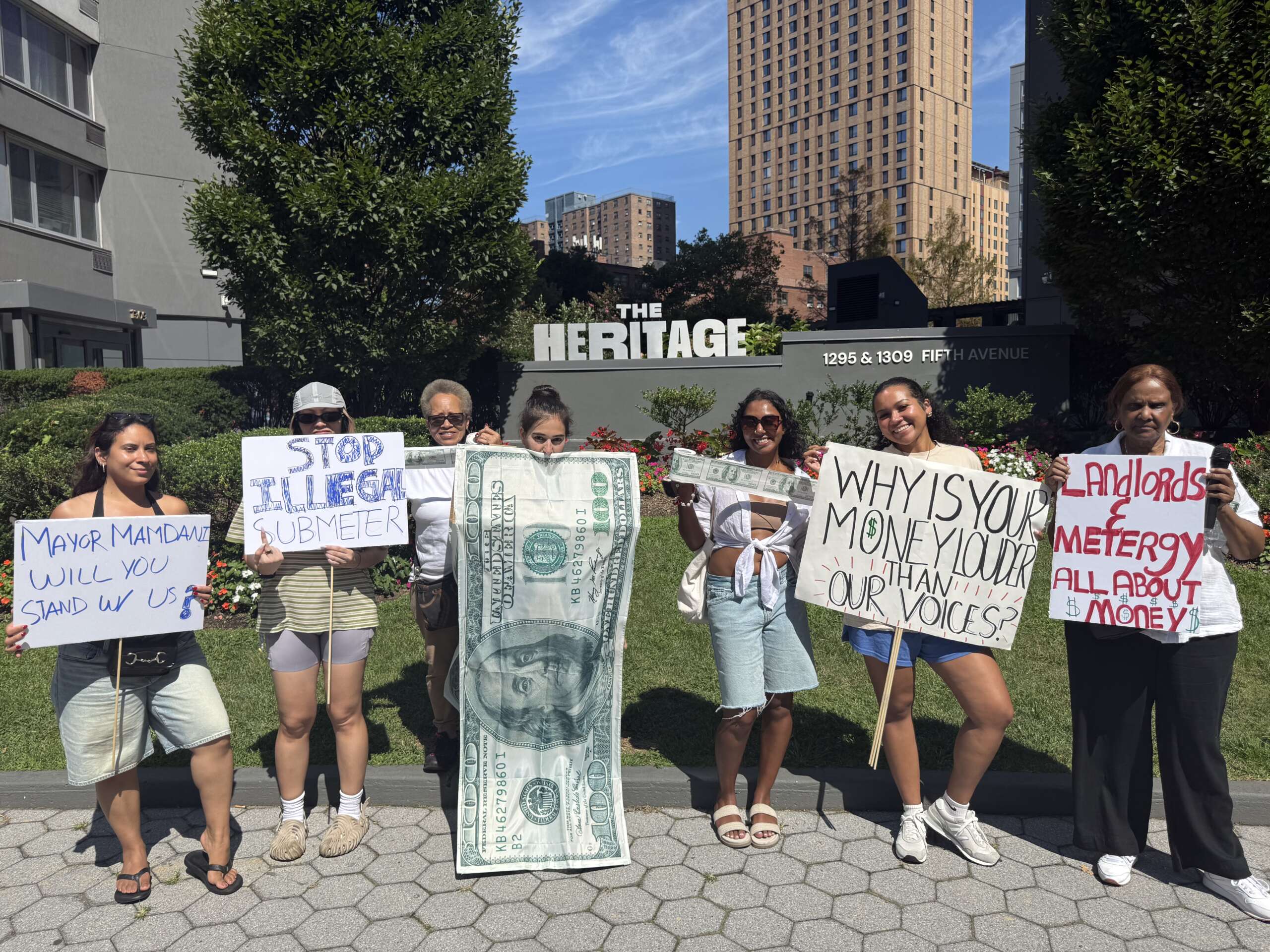 Submetering utilities protest
