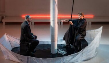 David Greenspan and Annabel Capper in The Invention of Love. Photo: Paul Lutvak