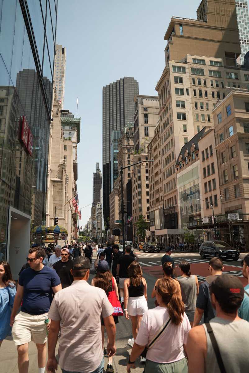 LizaBanks Campagna leads a 90-minute tour down Fifth Avenue.