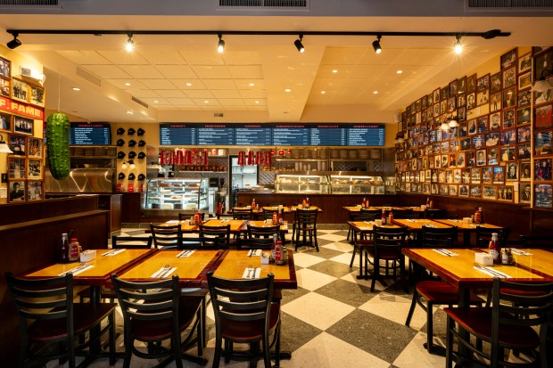 The new Carnegie Deli in Midtown Manhattan. (Photo by Evan Sung)