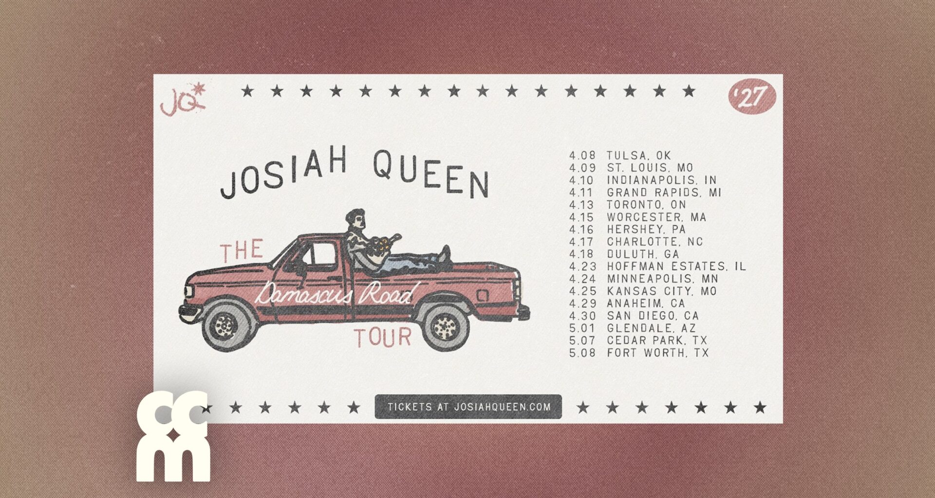 The Prodigal Has Arrived: Josiah Queen Is Headlining Arenas at 23 – CCM Magazine