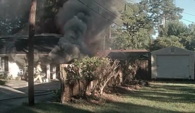 Structure fire reported on Queens Court in Chatham County
