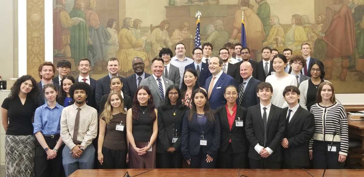Lunch and Learn Perspectives: New York Judicial interns get insight on insurance law, trial advocacy from experienced attorneys