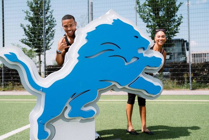 Fiancée of Detroit Lions’ Amon-Ra St. Brown’s gives back for her birthday by supporting teacher wishlist