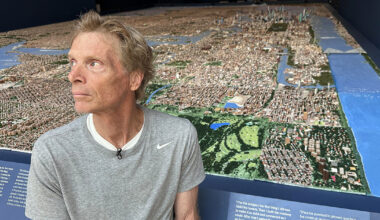 Museum displays truck driver's massive model of NYC