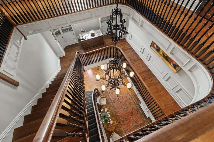 Merrick Farm - Three story foyer