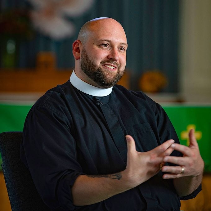 The Rev. Bruce Gowe’s small hello opened