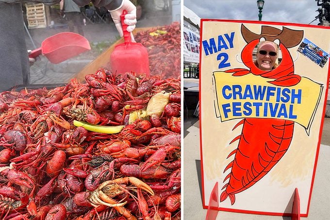 About 28,000 pounds of live crawfish were