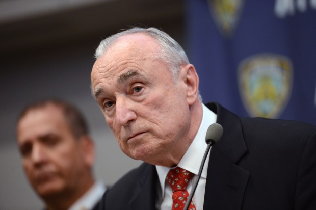 Former Police Commissioner Bill Bratton at NYPD headquarters in 2016. (Susan Watts/New York Daily News)