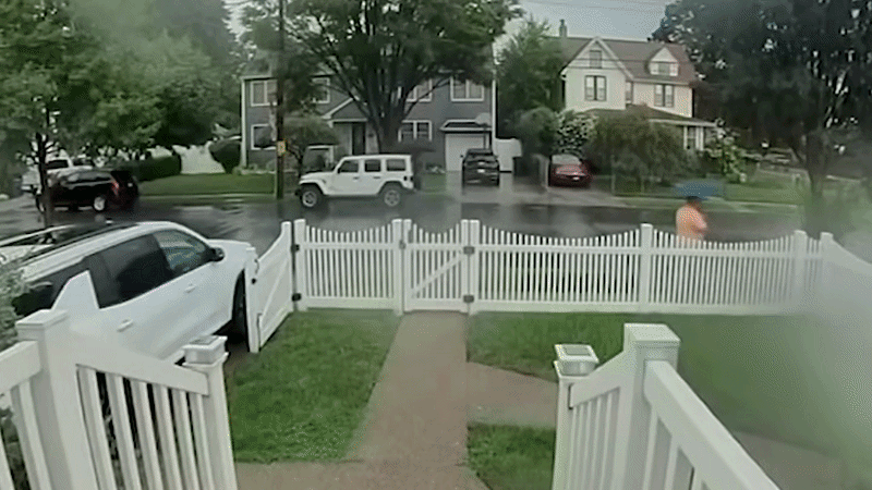 Video shows man hit by lightning on Staten Island – NBC New York