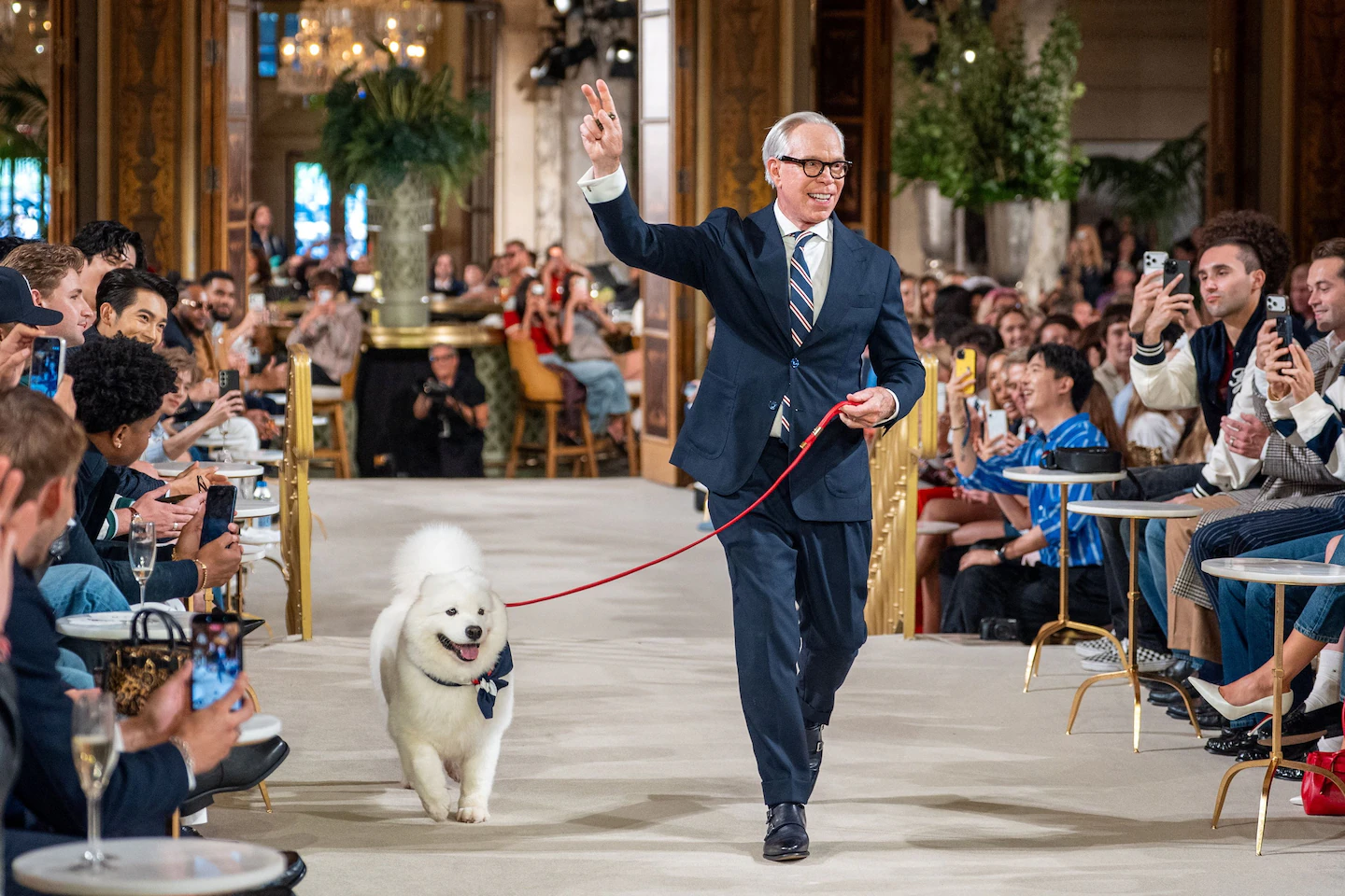 Did Taylor Swift and Travis Kelce’s dog walk the runway at New York Fashion week?